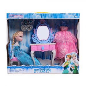 Bộ đồ chơi hộp búp bê Elsa trang điểm (Kích thích sự sáng tạo cho bé)