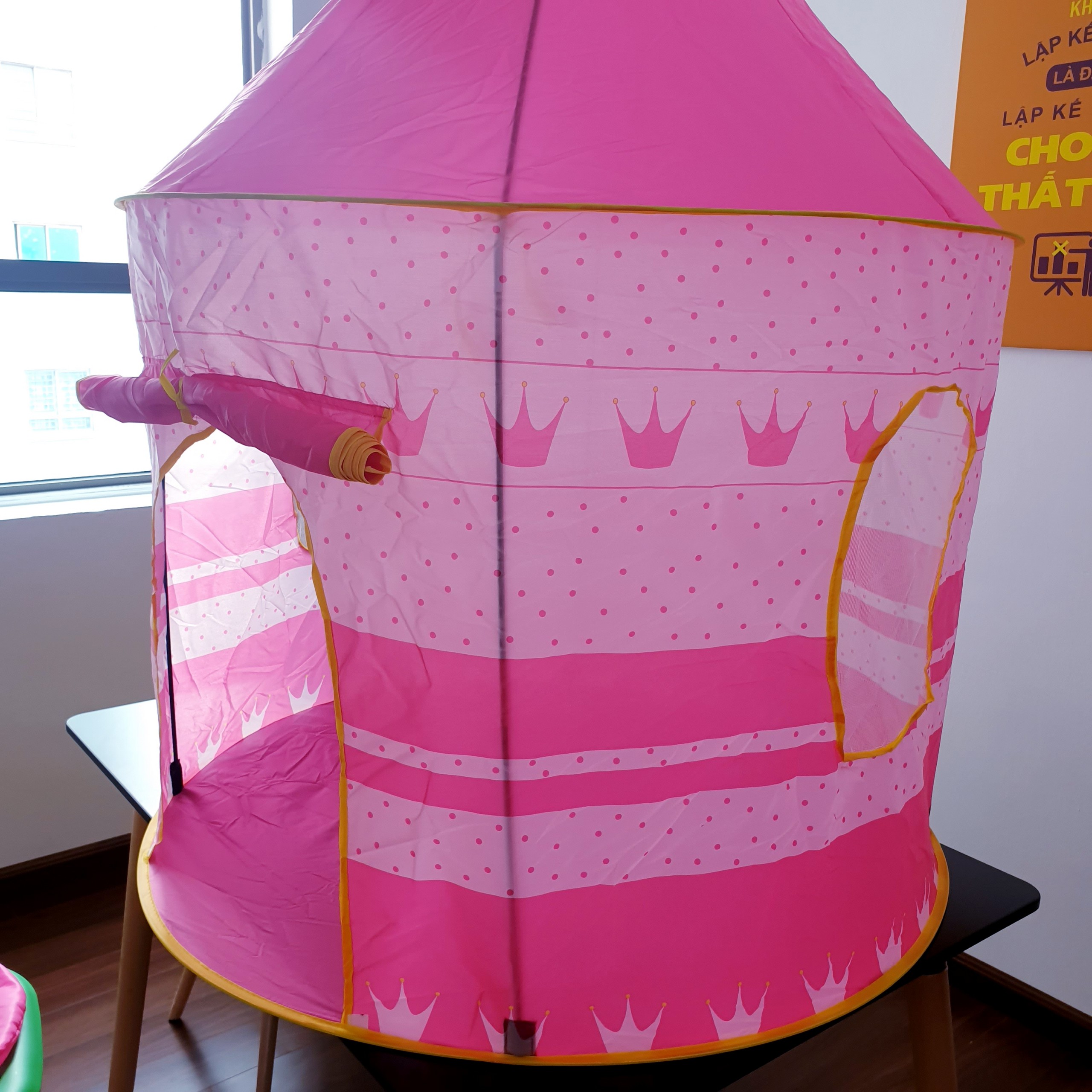 Lều công chúa, hoàng tử (hồng, xanh tím than) - LinhAnhKids.com