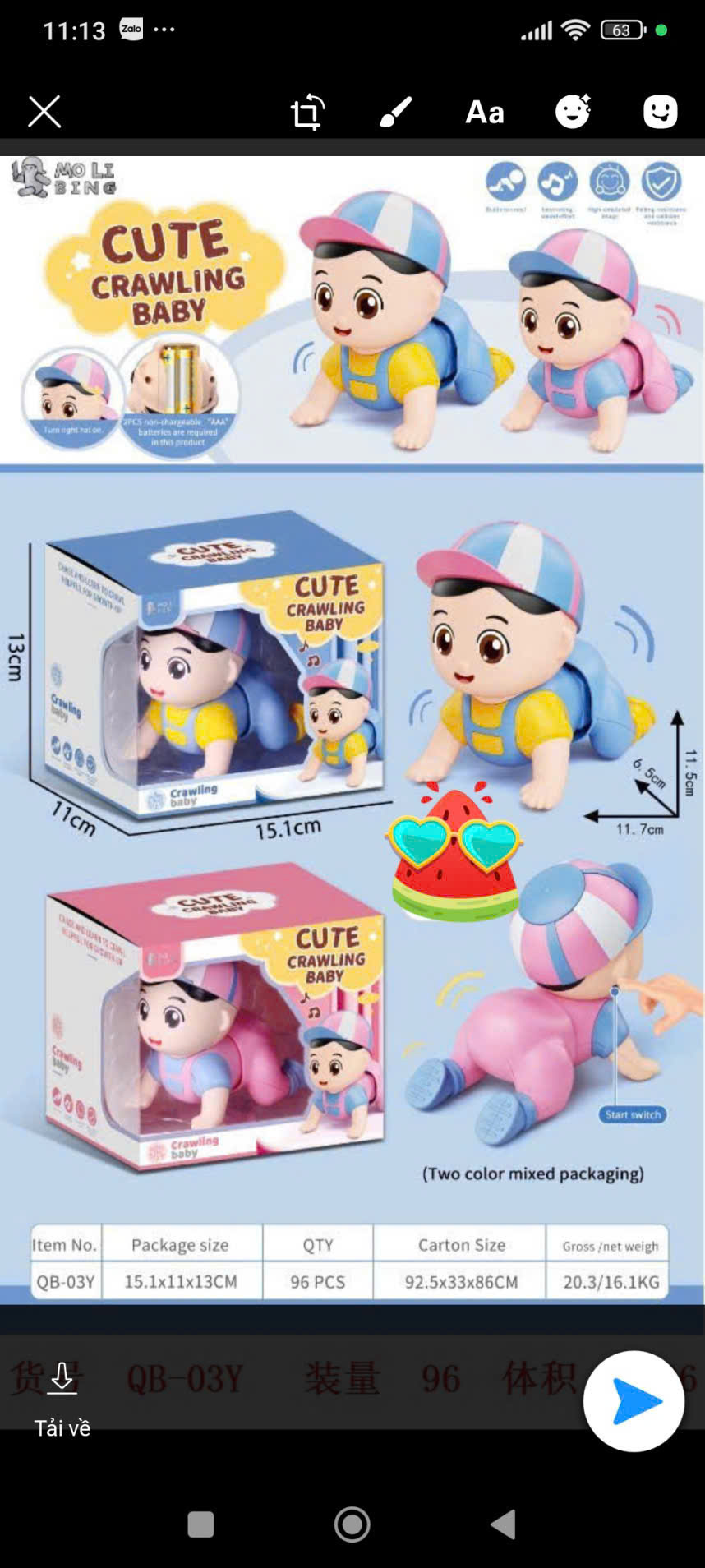 Đồ Chơi Em Bé Tập Bò Cho Bé Yêu Giúp Bé Tập Bò Có Phát Nhạc